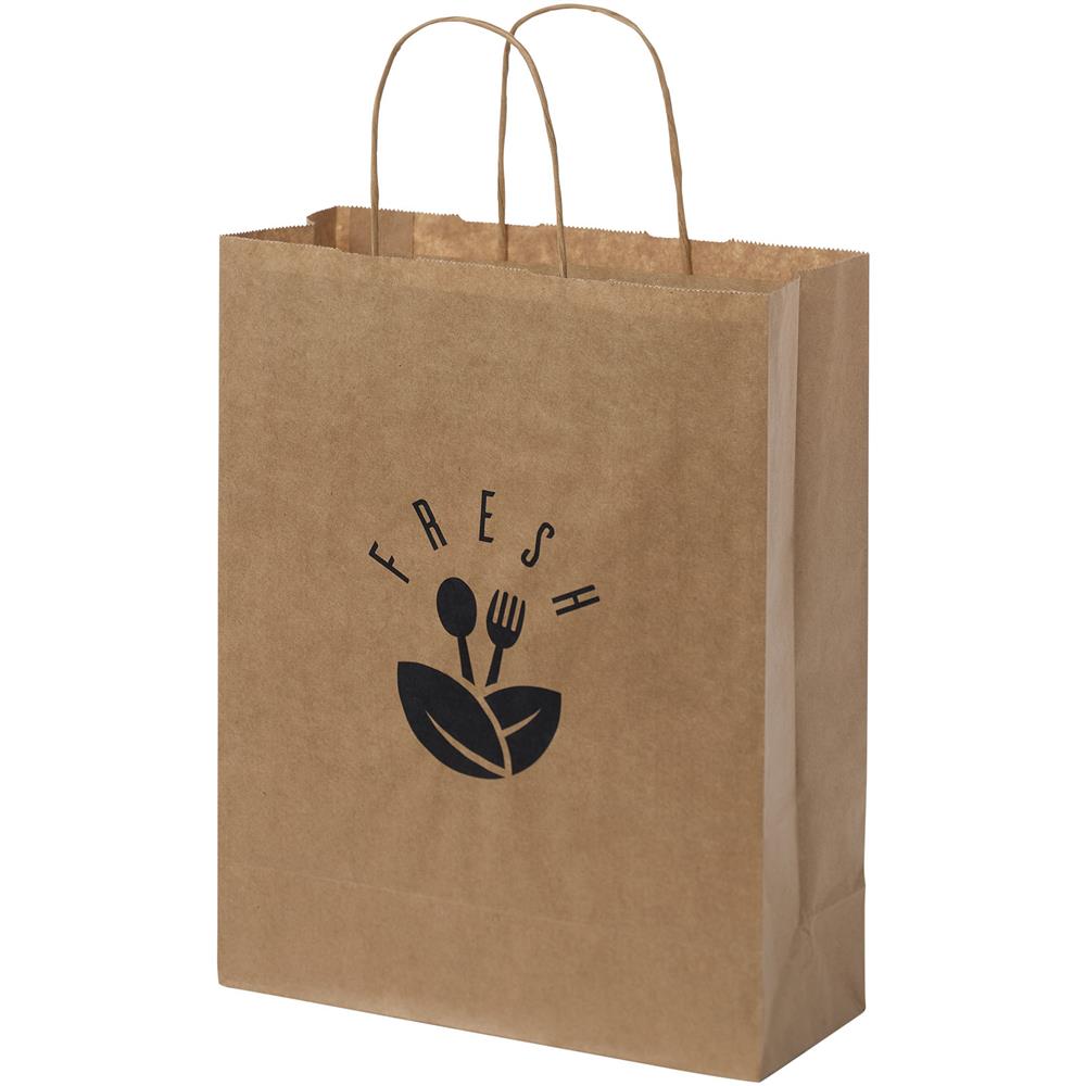 Twisted Handle Brown Paper Bag Small