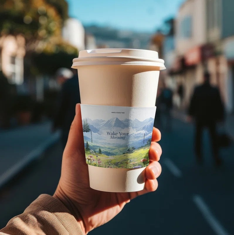 Custom Printed Coffee Cup Sleeves