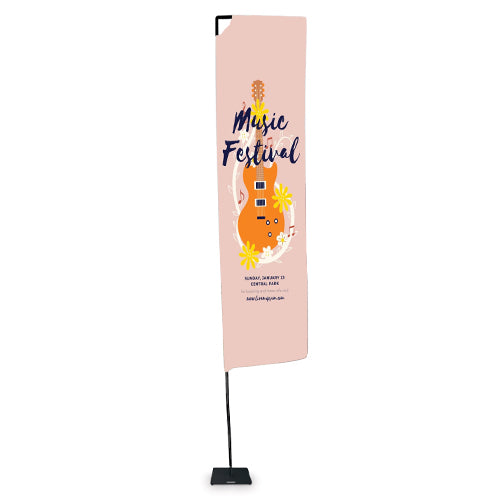 Custom Printed Event Rectangular Flag