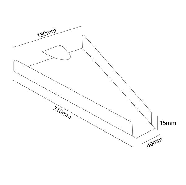 Pizza Slice Tray With Thumb Tab